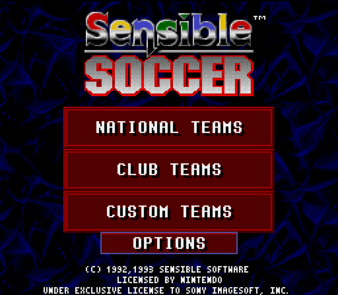Sensible Soccer - European Champions